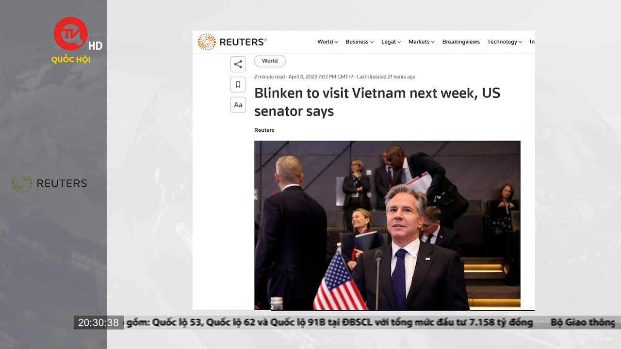 Ngoại trưởng Mỹ sắp thăm Việt Nam