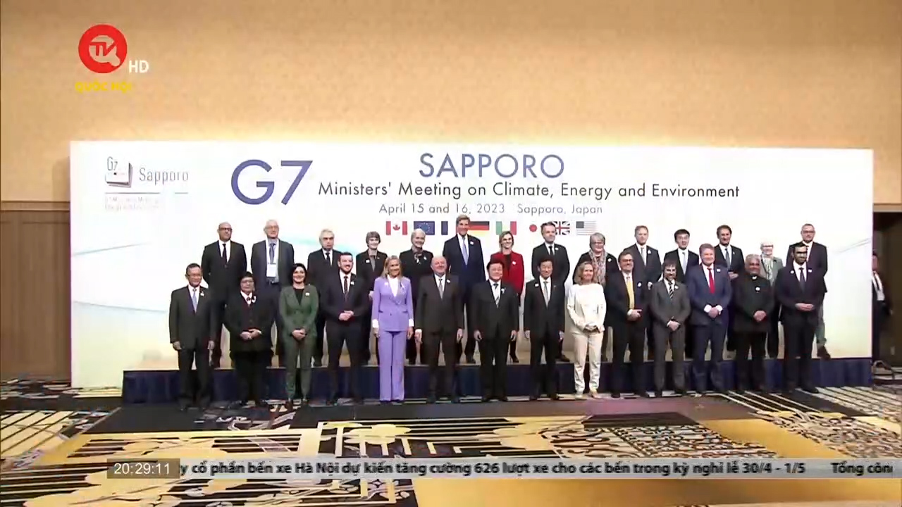 G7 giải quyết vấn đề an ninh năng lượng và trung hòa carbon