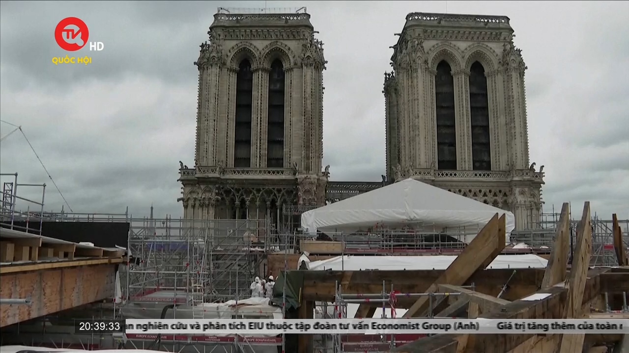 Nhà thờ Đức Bà Paris tái tạo ngọn tháp mới