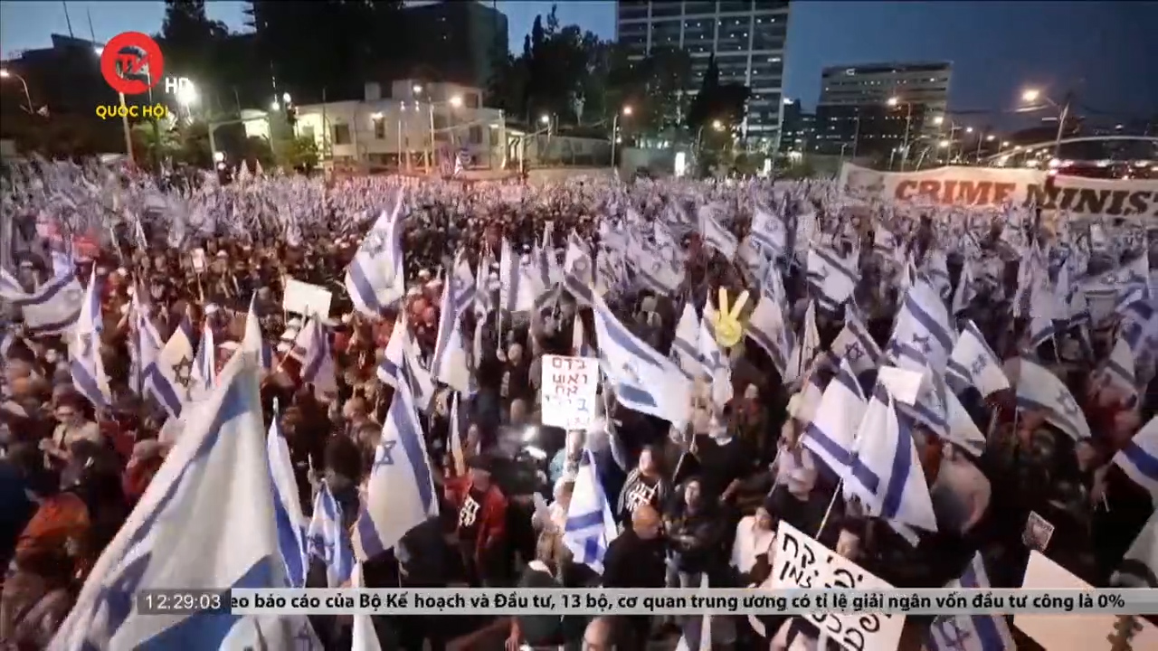 Biểu tình tuần thứ 15 liên tiếp tại Israel