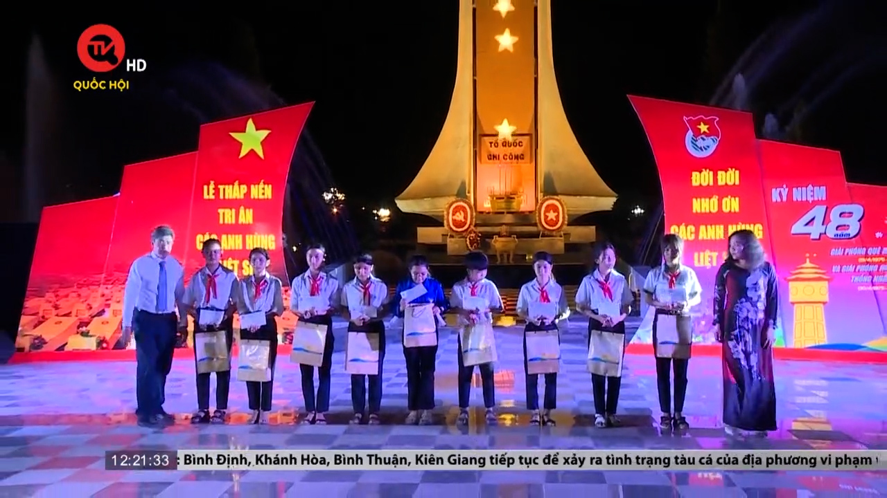 Bình Thuận: Hơn 9.000 ngọn nến rực sáng tri ân các anh hùng, liệt sỹ