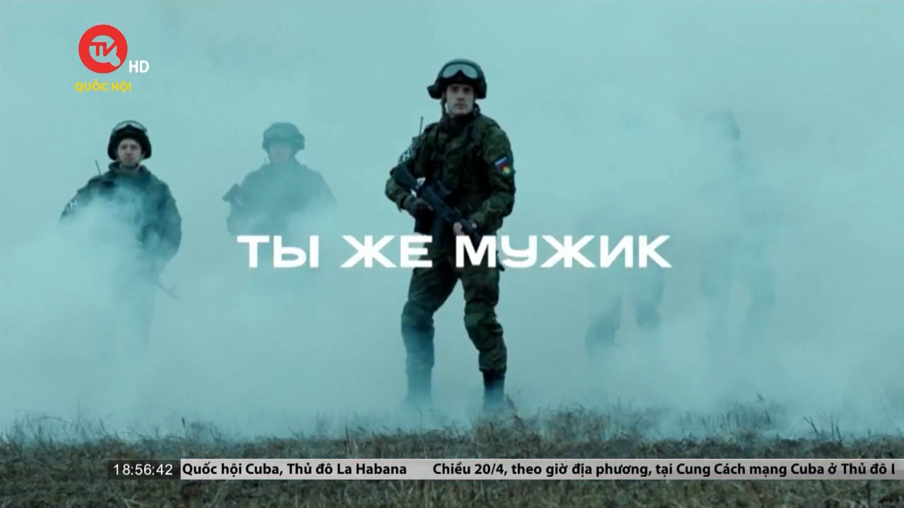 Quân đội Nga tuyển binh sĩ chuyên nghiệp