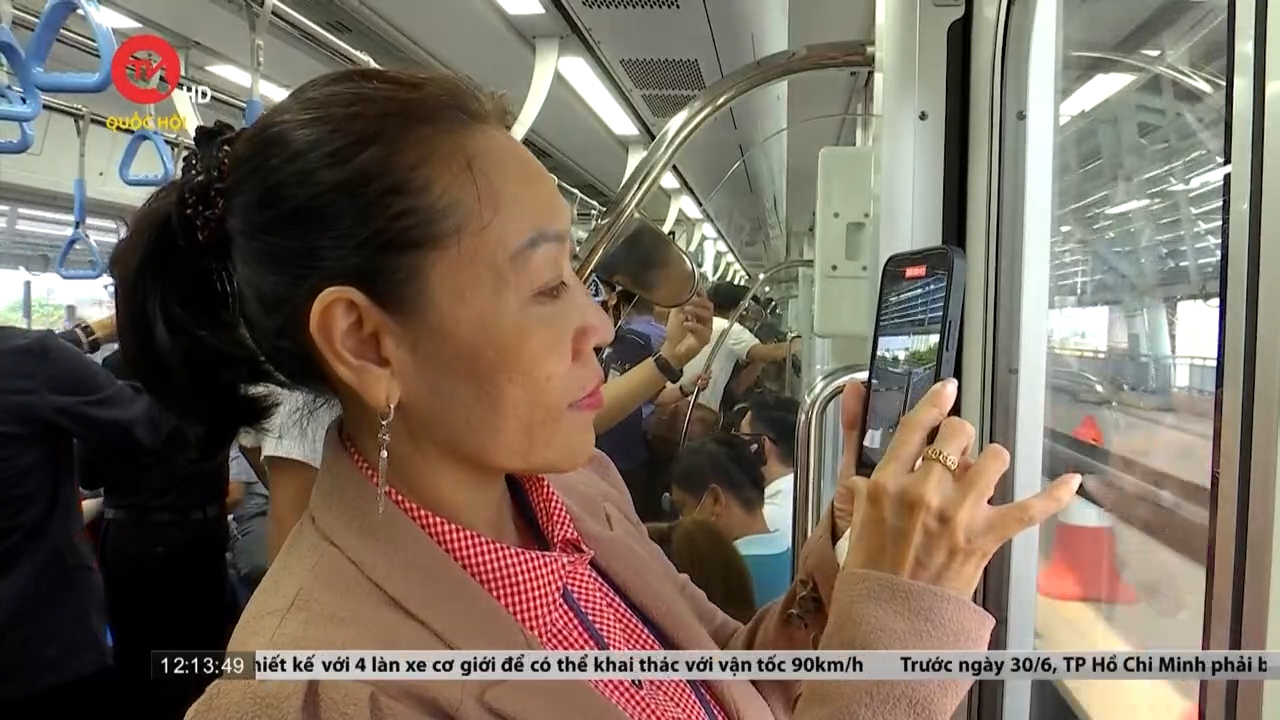 Gần 2.000 khách trải nghiệm tuyến metro Bến Thành - Suối Tiên