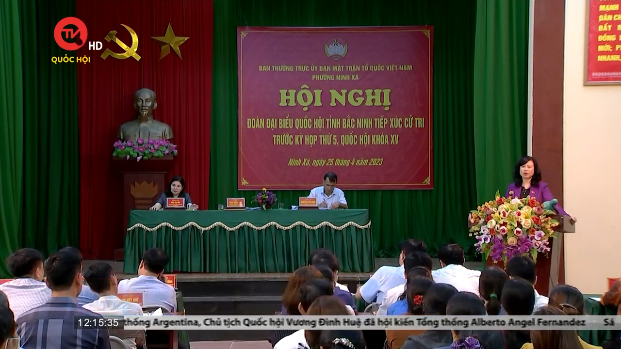 Cử tri Bắc Ninh kiến nghị phụ cấp cho nhân viên y tế cơ sở trong thời gian chống dịch