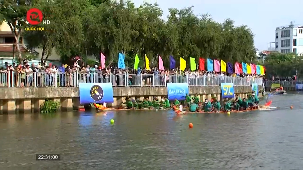 TP.HCM lần đầu tổ chức đua ghe ngo trên kênh Nhiêu Lộc - Thị Nghè