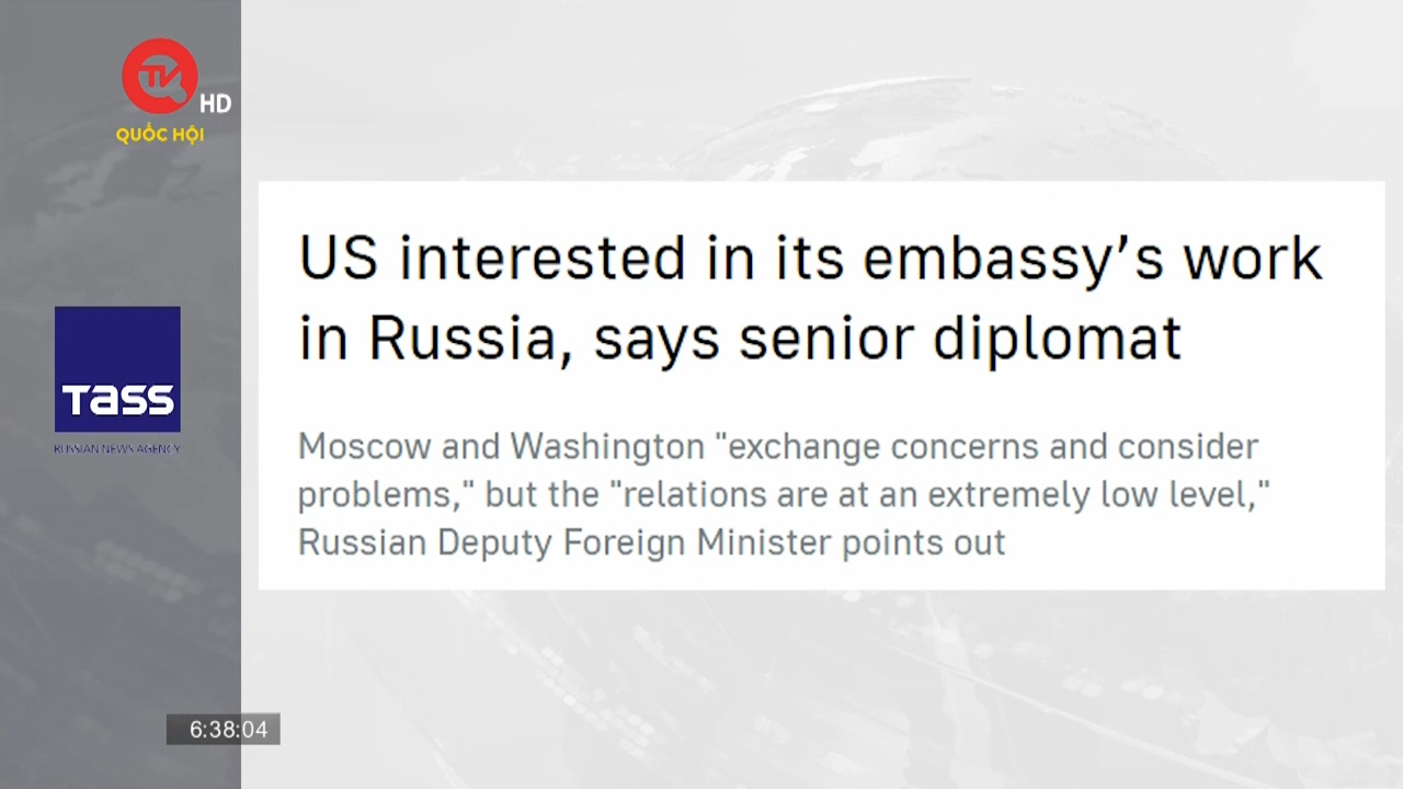 Mỹ muốn duy trì hoạt động Đại sứ quán tại Nga