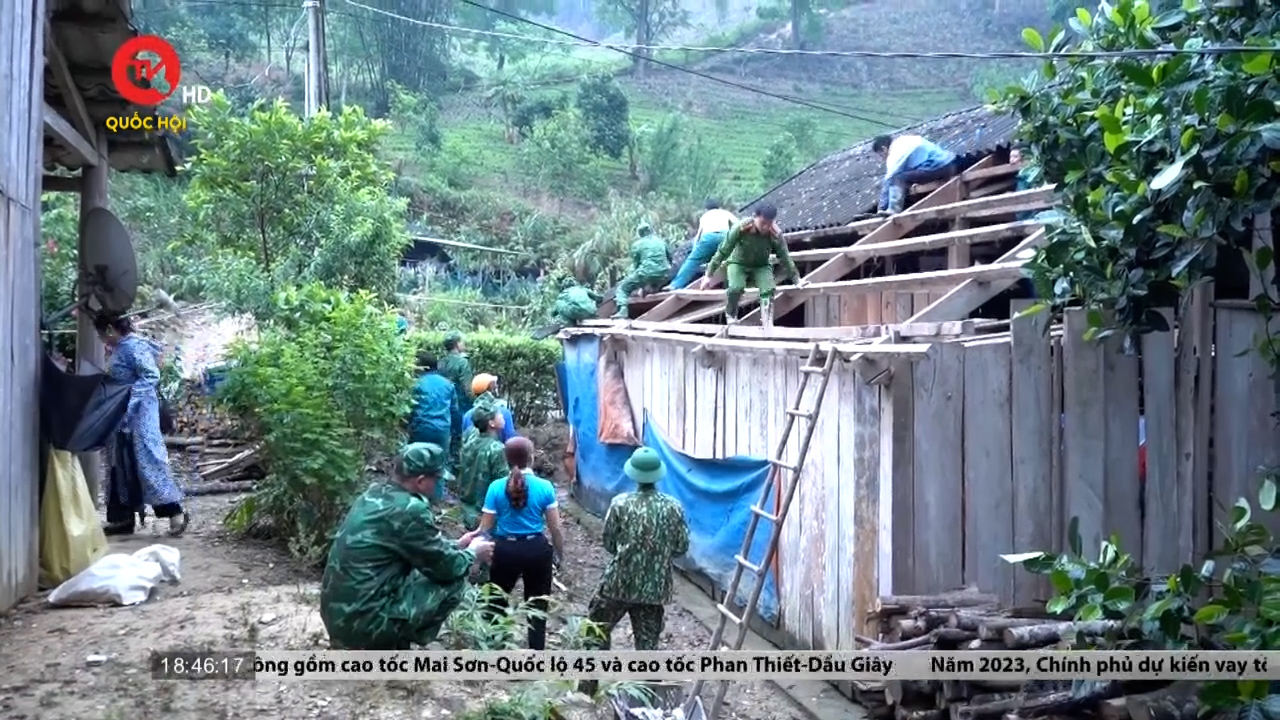 Hơn 100 căn nhà bị hư hại do mưa đá tại Lào Cai