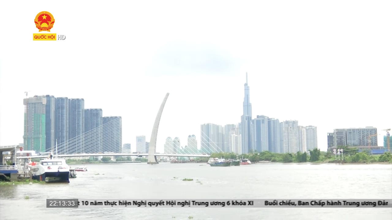 TP Hồ Chí Minh: Chiếu sáng mỹ thuật Cầu Thủ Thiêm 2 tạo điểm nhấn cho sông Sài Gòn