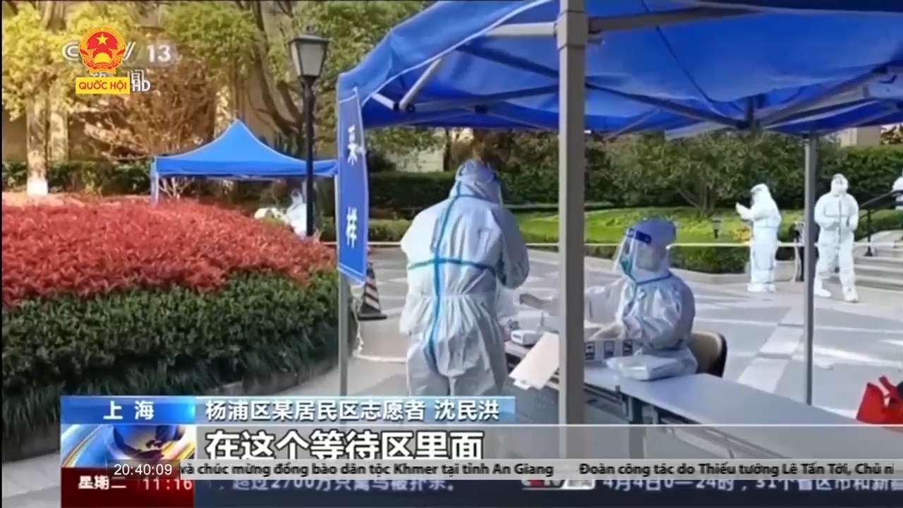 Trung Quốc đẩy mạnh phòng chống dịch Covid-19 tại Thượng Hải