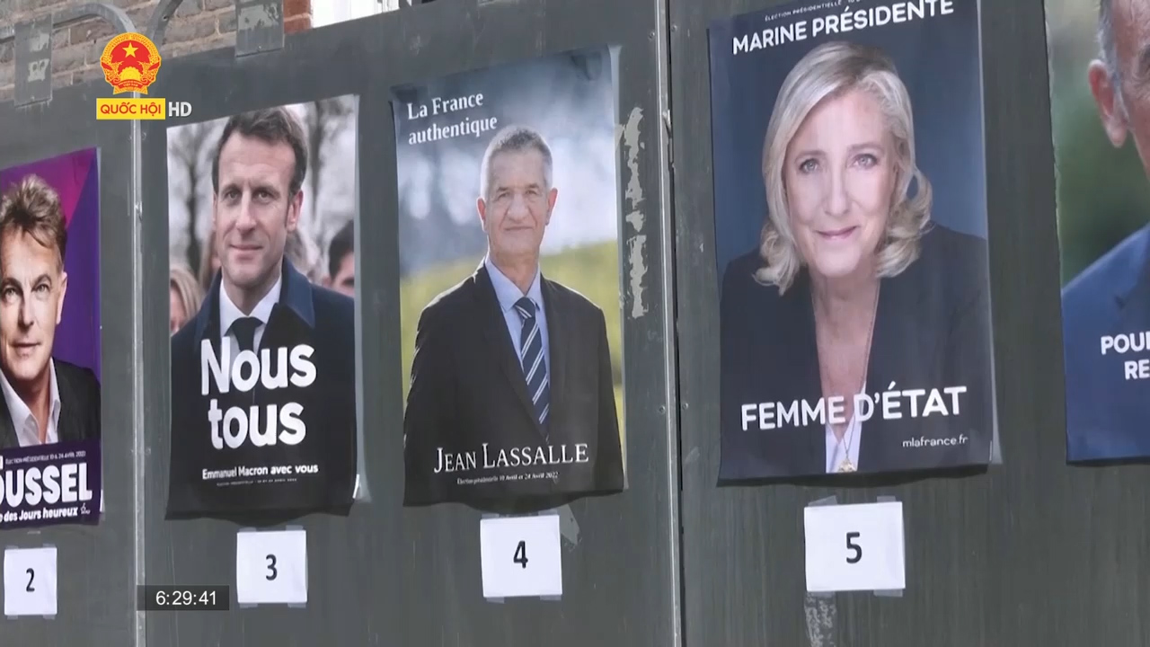 Cụm tin quốc tế ngày 11/4: Ông Macron và bà Le Pen dẫn đầu vòng 1 bầu cử Tổng thống Pháp