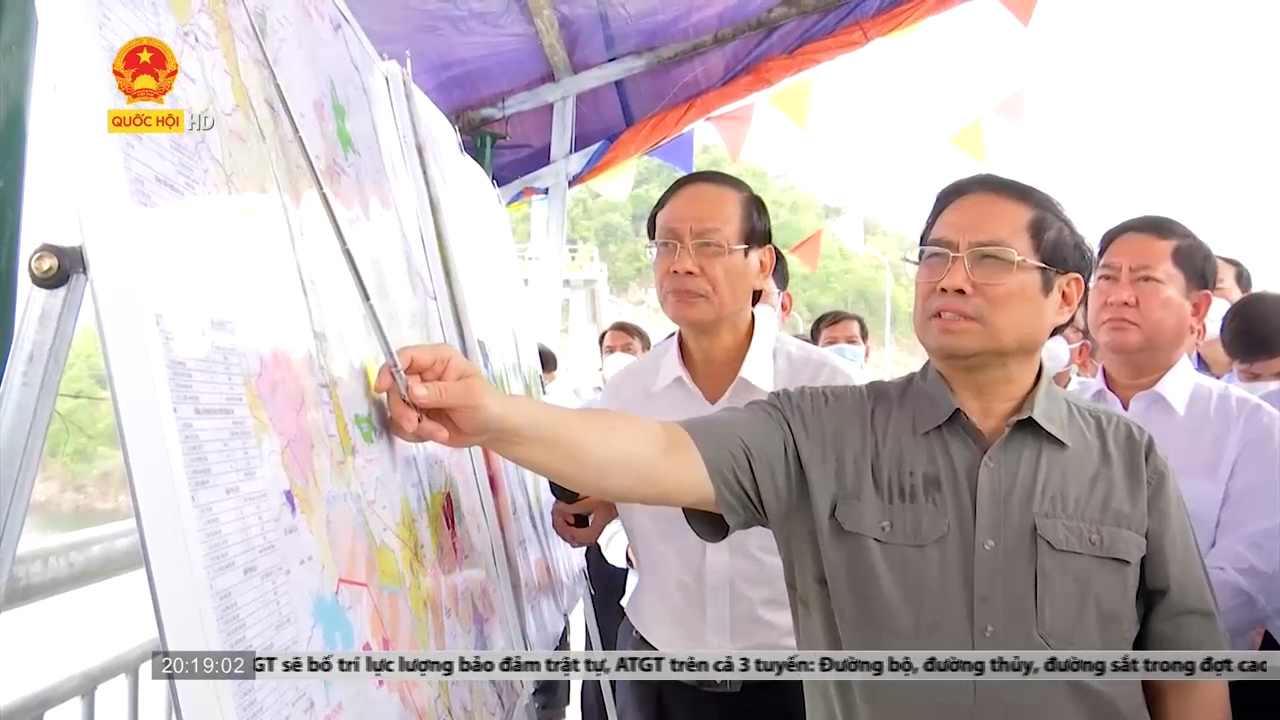 Thủ tướng Chính phủ khảo sát hệ thống thủy lợi Tân Mỹ, Ninh Thuận