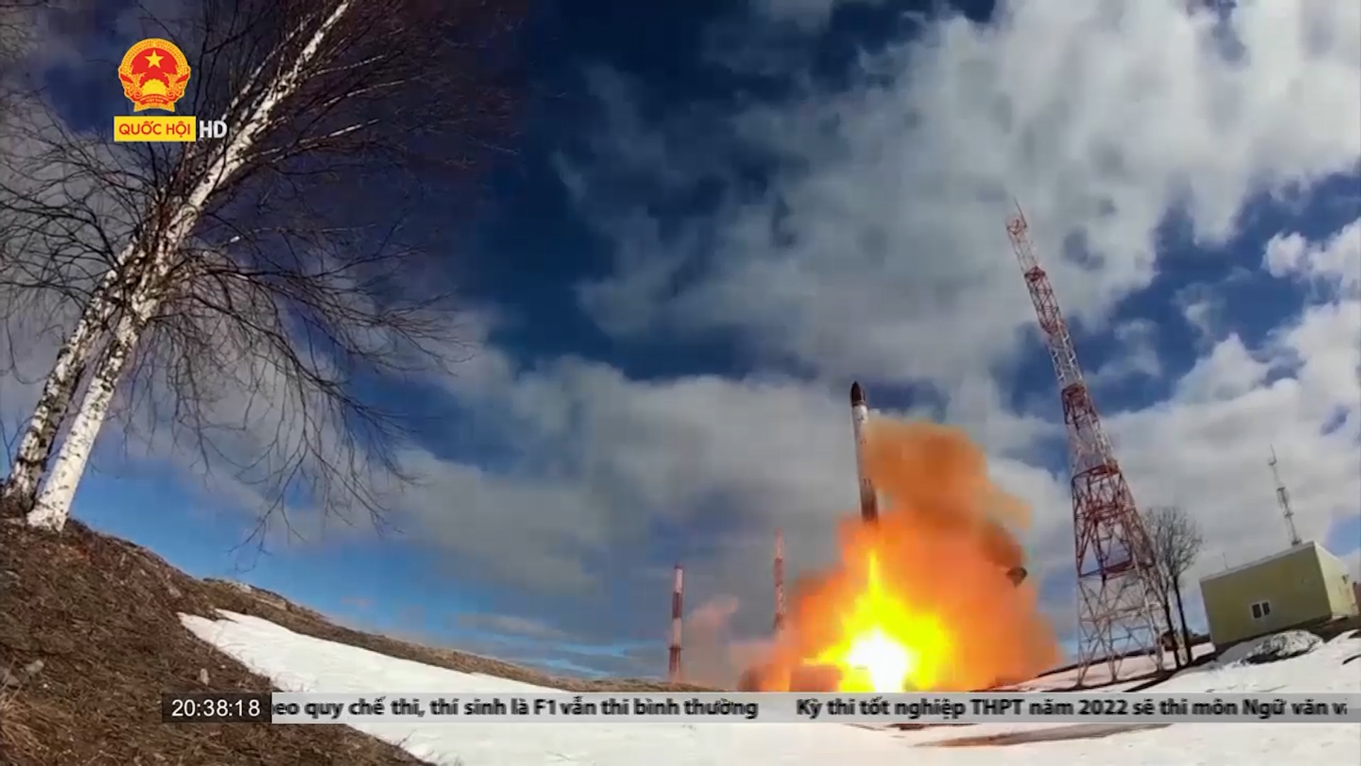Cụm tin quốc tế 21/04: Nga thử nghiệm thành công tên lửa đạn đạo xuyên lục địa mới