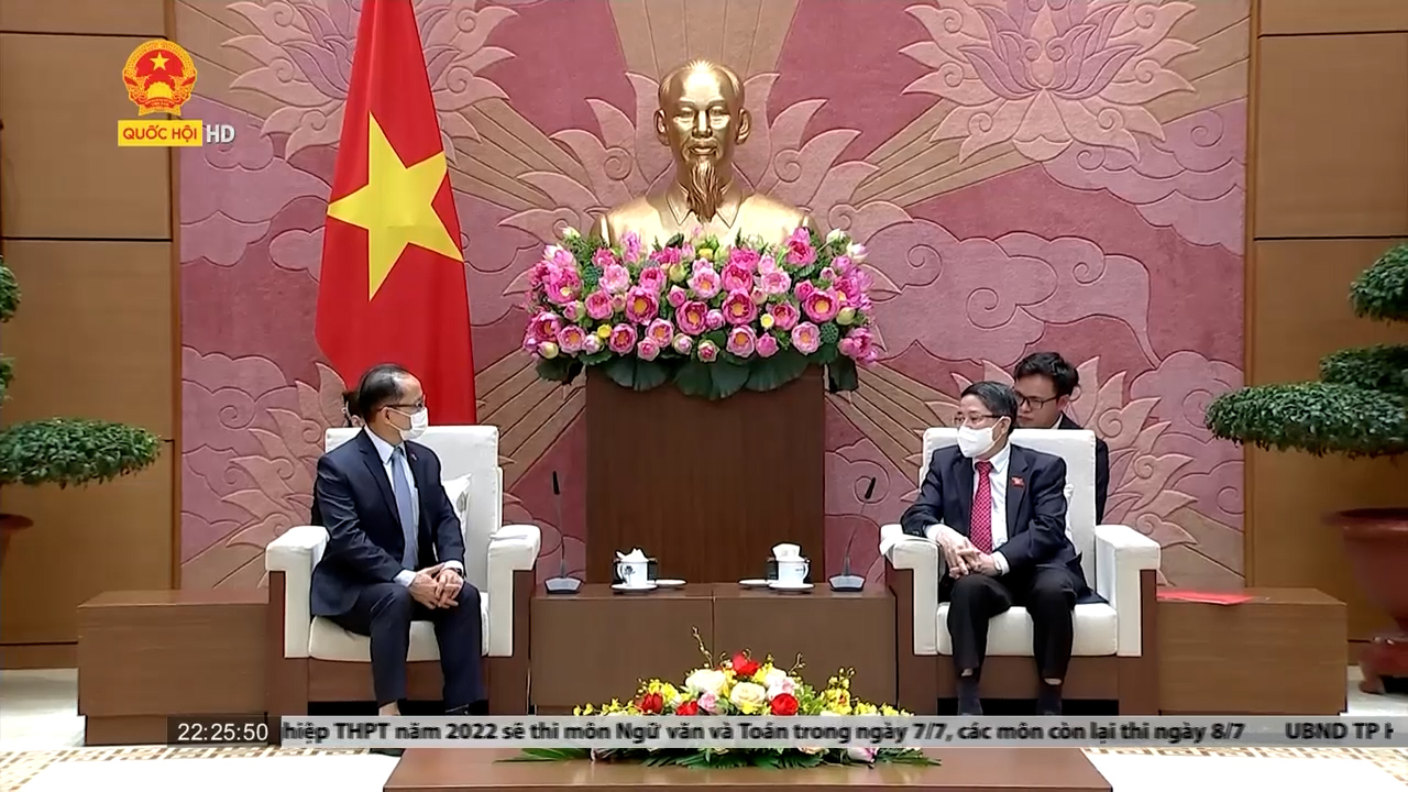 Phó Chủ tịch Quốc hội Nguyễn Đức Hải tiếp Đại sứ Campuchia tại Việt Nam