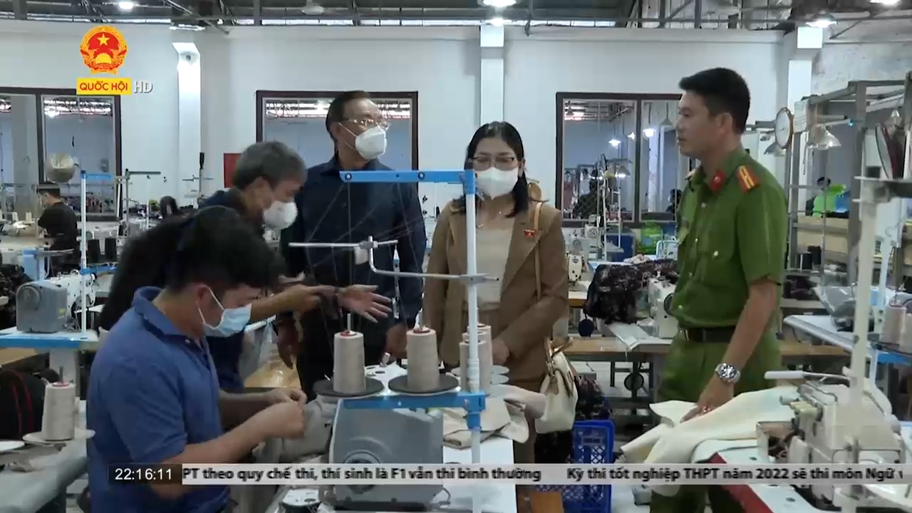 Đoàn ĐBQH tỉnh Bình Thuận khảo sát việc thí điểm mô hình tổ chức lao động cho phạm nhân ngoài trại giam