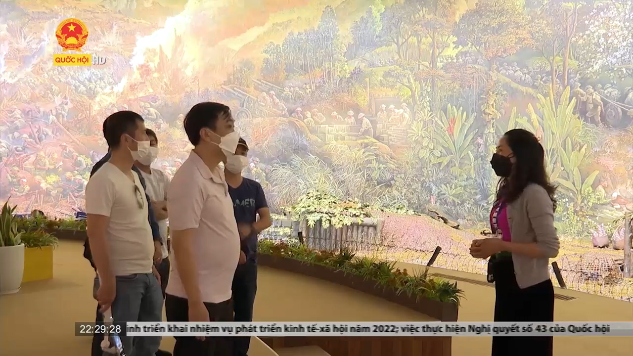 Bức tranh panorama tái hiện toàn cảnh Chiến dịch Điện Biên Phủ - Điểm nhấn hút khách du lịch đến Điện Biên