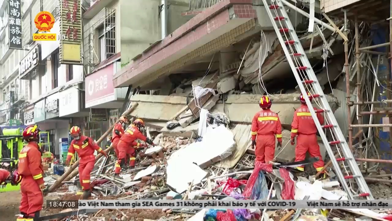 Cụm tin quốc tế chiều ngày 02/5: Bắt giữ 9 người trong vụ sập tòa nhà 6 tầng tại Trung Quốc