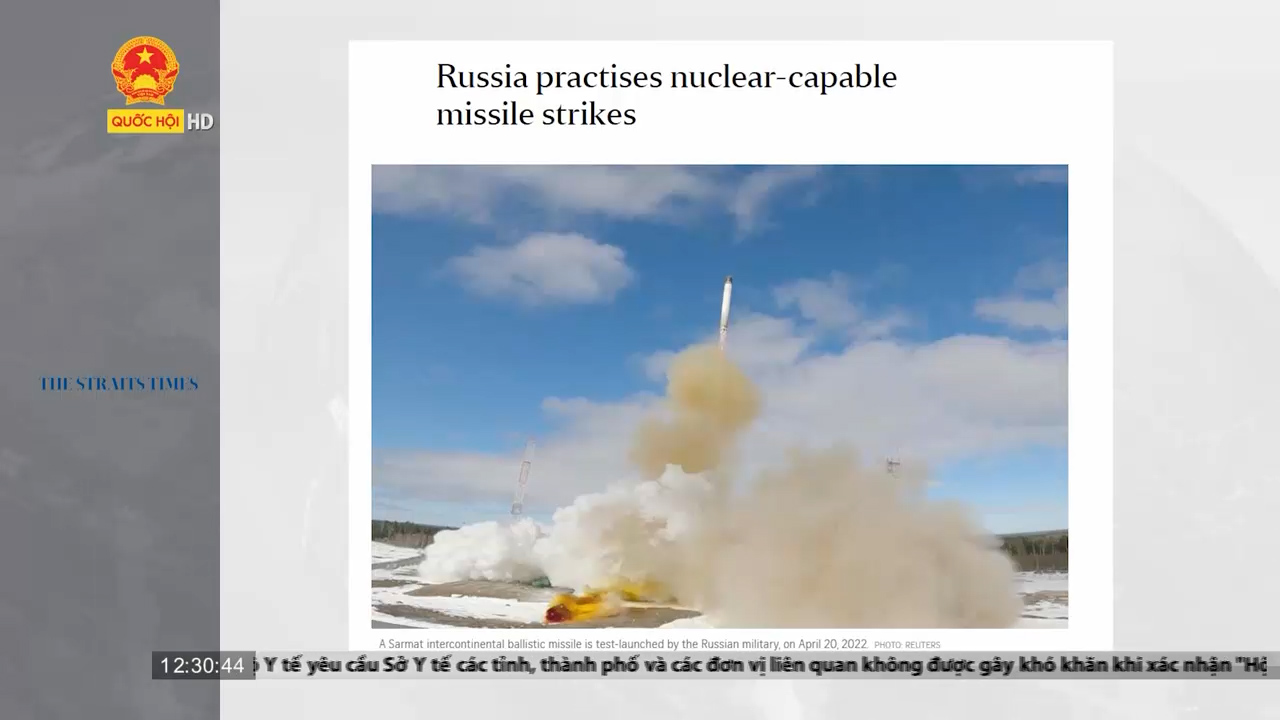 Điểm báo quốc tế: Nga diễn tập tên lửa giữa lòng NATO