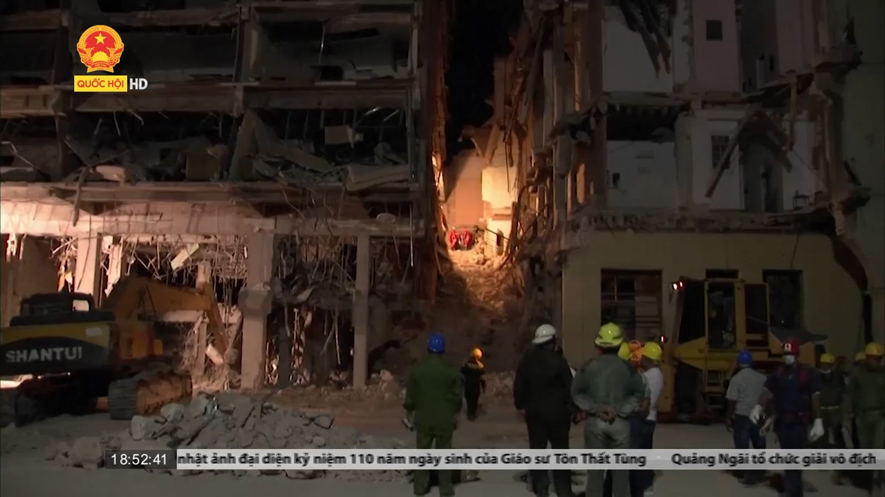 Điểm tin quốc tế chiều 10/5: Vụ nổ khách sạn tại Cuba: Số người thương vong tăng mạnh