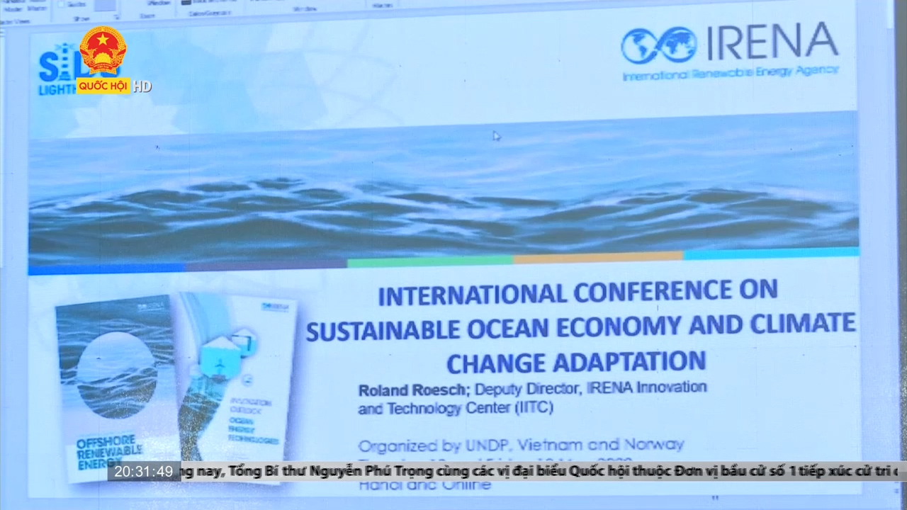 Khai mạc Hội nghị quốc tế về “Kinh tế đại dương bền vững và thích ứng với biến đổi khí hậu”