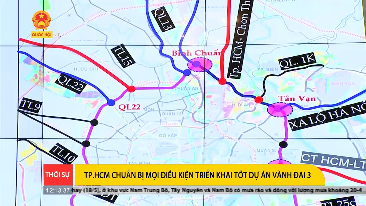 TP Hồ Chí Minh chuẩn bị mọi điều kiện triển khai dự án vành đai 3