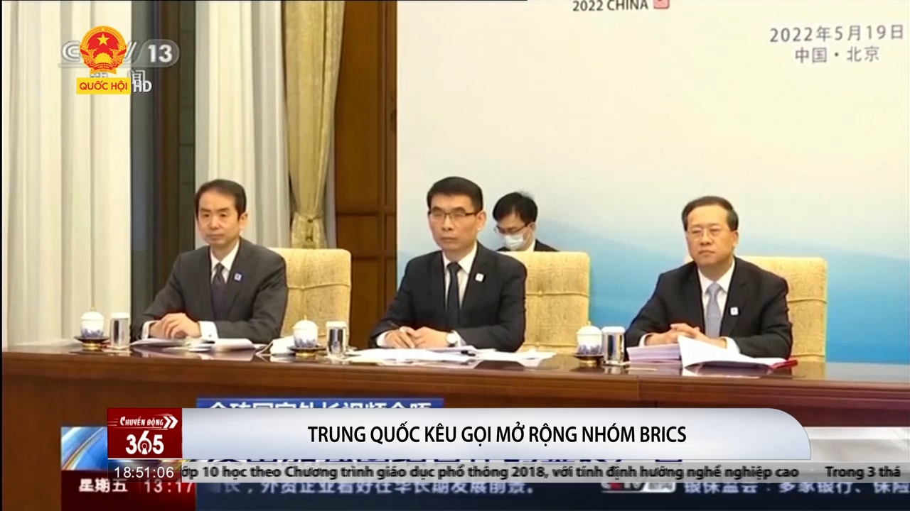 Trung Quốc kêu gọi mở rộng nhóm BRICS