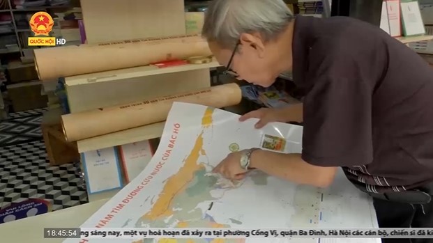 Bản đồ hành trình 30 năm tìm đường cứu nước của Bác Hồ