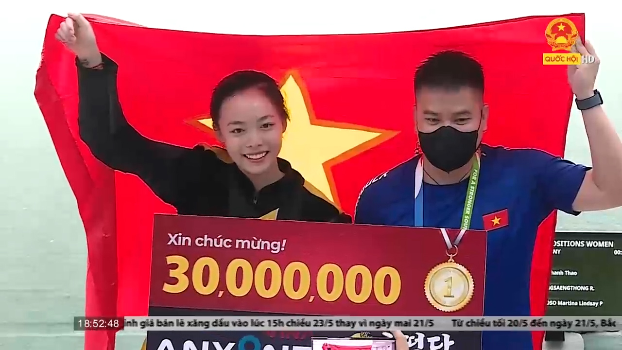 SEA Games 31: Việt Nam chạm mốc 160 huy chương vàng