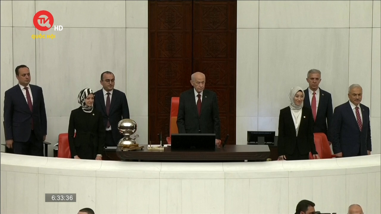 Ông Erdogan tuyên thệ nhậm chức tổng thống Thổ Nhĩ Kỳ nhiệm kỳ 3