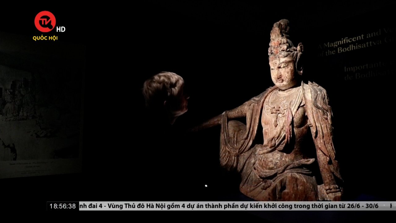 Tượng Phật quan âm niên đại thế kỷ 12 bán đấu giá tại Pháp