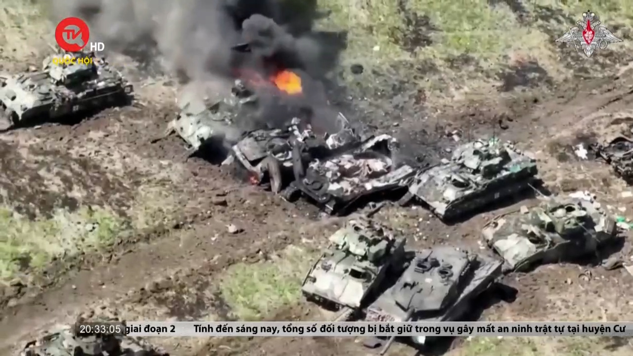 Nga công bố video thu giữ xe tăng chiến đấu chủ lực của Ukraine