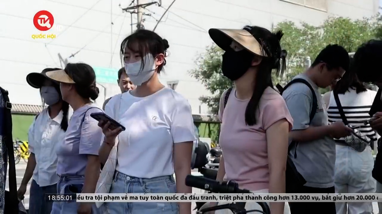 Trung Quốc: Thủ đô Bắc Kinh nâng cảnh báo nắng nóng lên mức cao nhất