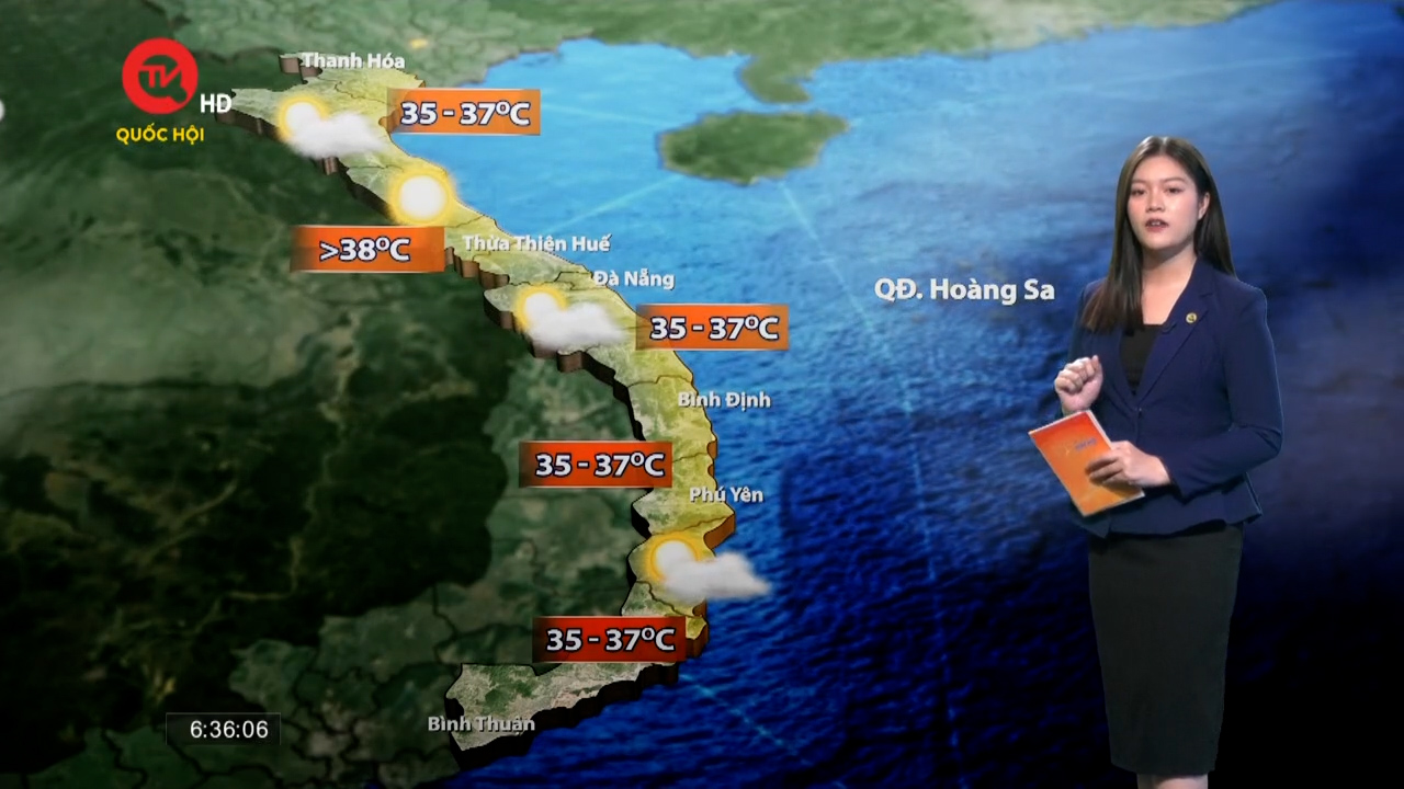 Dự báo thời tiết 24/6: Miền Bắc, Thanh Hoá mưa giông