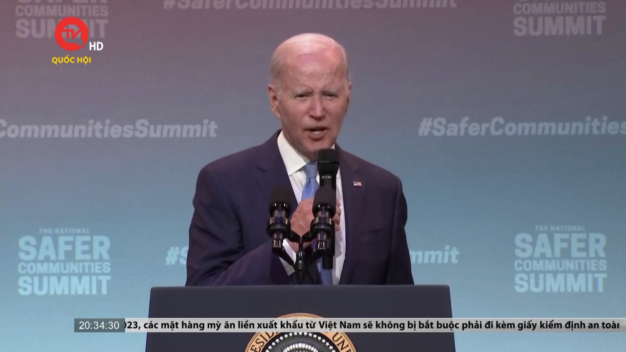Tổng thống Mỹ Joe Biden một lần nữa kêu gọi Quốc hội thông qua luật quản lý súng đạn