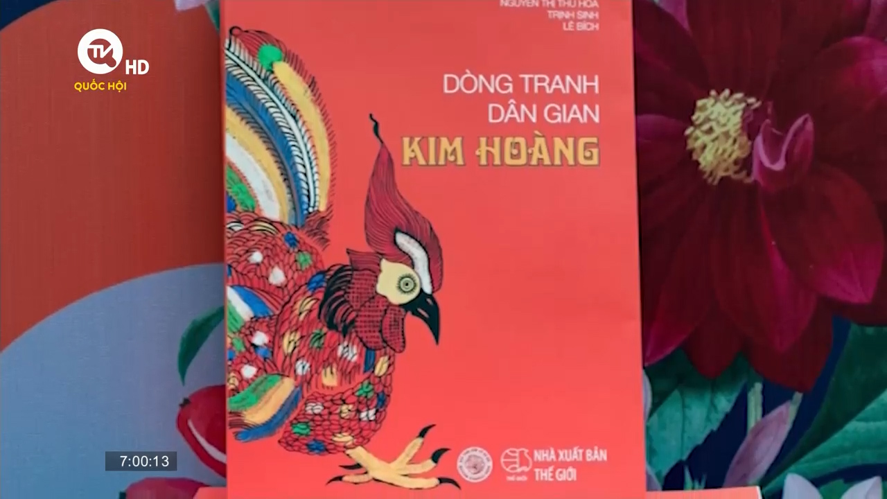 Cuốn sách tôi chọn: "Tranh dân gian Kim Hoàng" - Dấu ấn không thể lẫn từ màu sắc đến thơ trên tranh