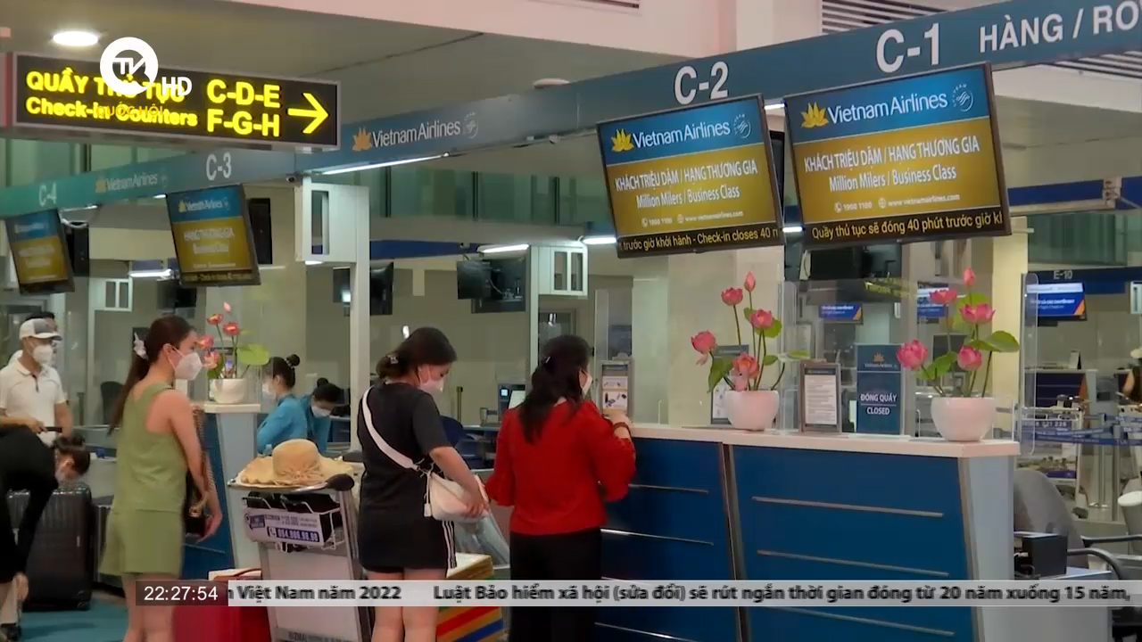 Cảng hàng không Tân Sơn Nhất tăng chuyến, tăng chất lượng phục vụ dịp cao điểm hè