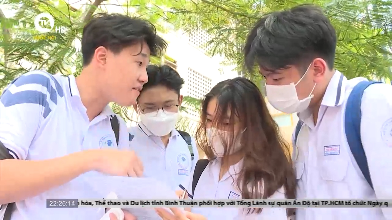 TP Hồ Chí Minh: Hoàn thành kỳ thi vào lớp 10, đề thi vừa sức với học sinh