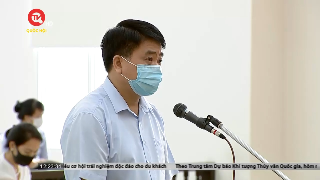 Xét xử phúc thẩm ông Nguyễn Đức Chung trong vụ mua chế phẩm xử lý ô nhiễm nước sông, hồ