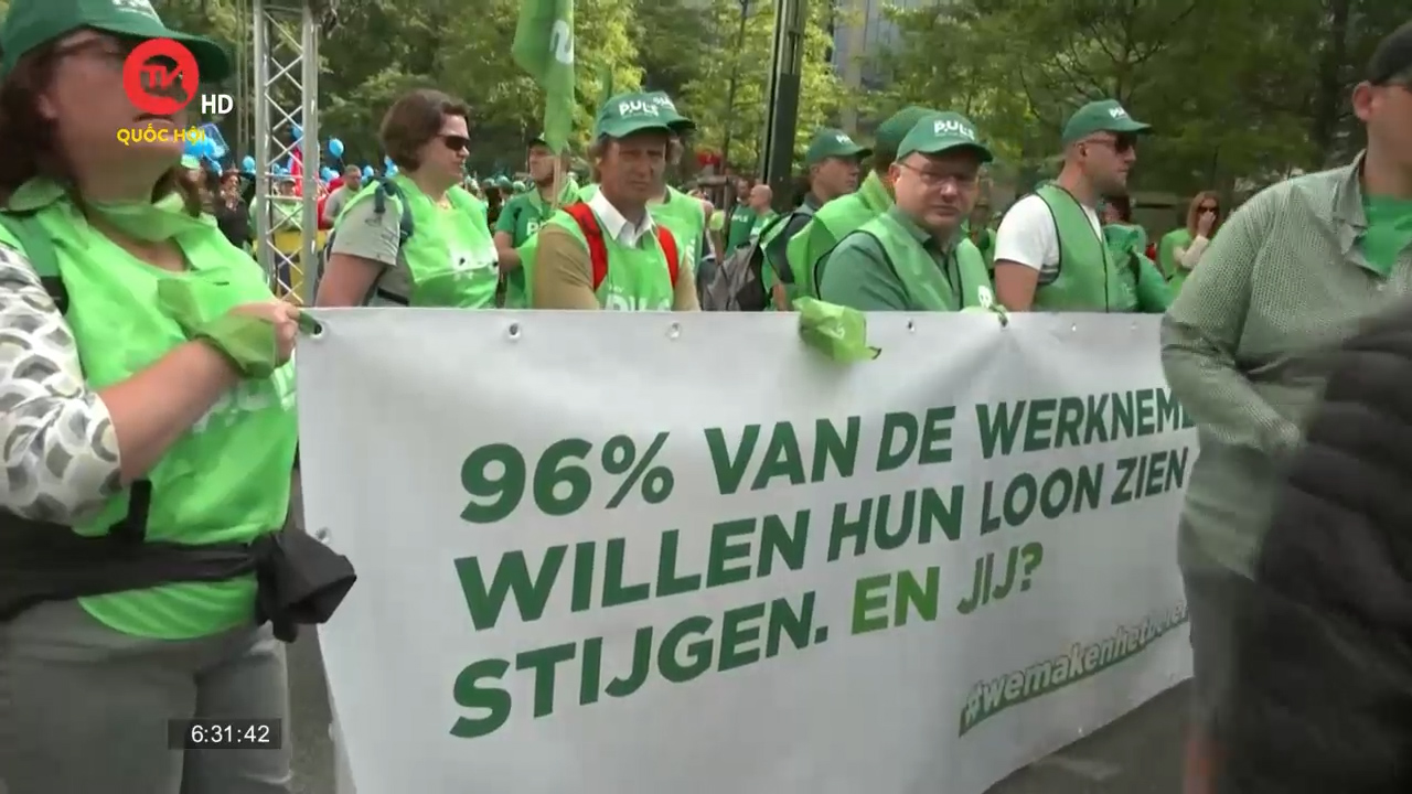 Bỉ: Đình công phản đối tăng chi phí sinh hoạt tại Brussels