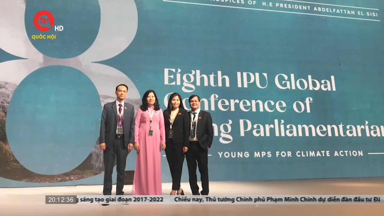Việt Nam cùng nghị sĩ trẻ toàn cầu chống biến đổi khí hậu