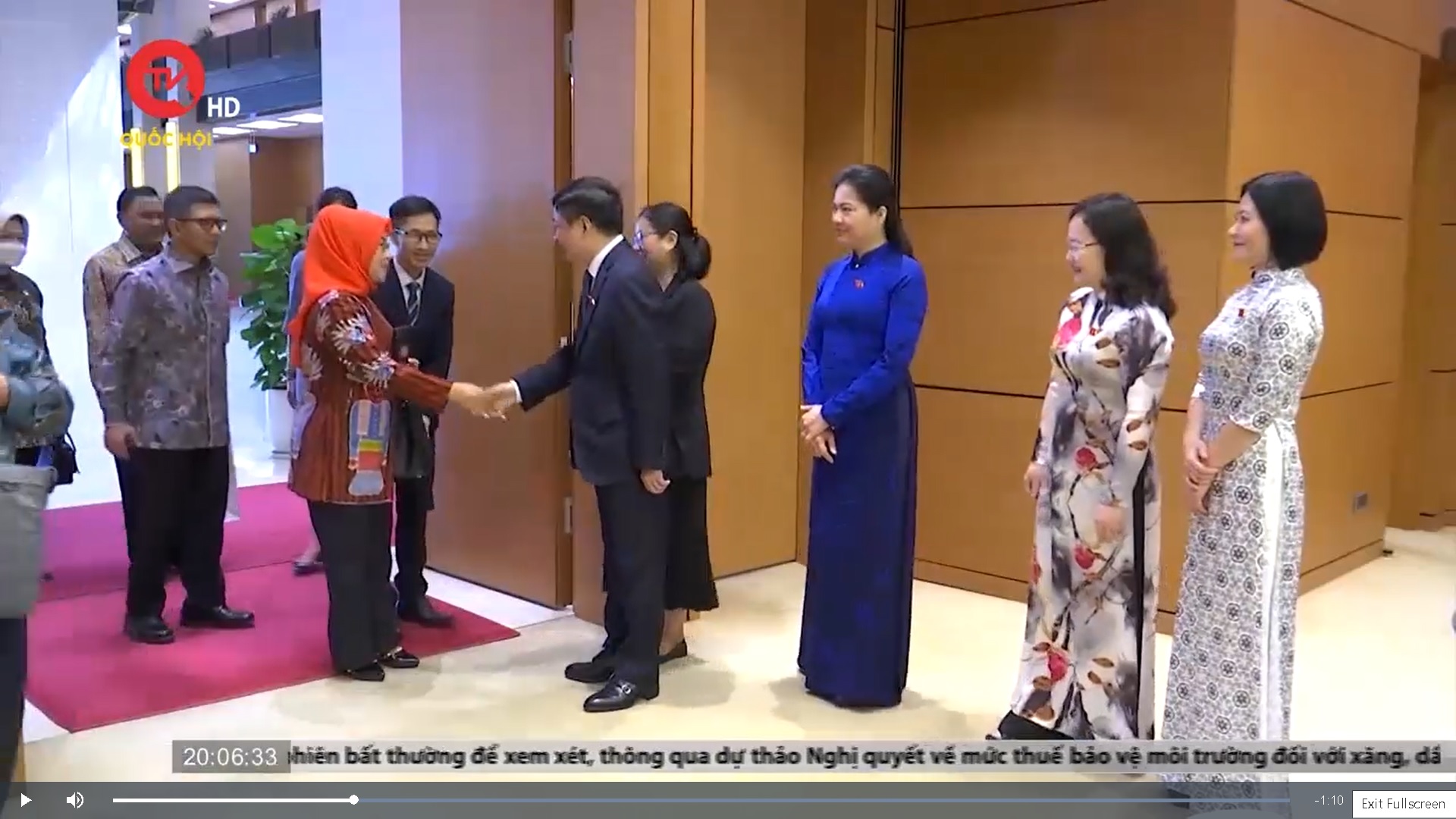 Chủ nhiệm Văn phòng Quốc hội tiếp Đoàn công tác nghị viện Indonesia