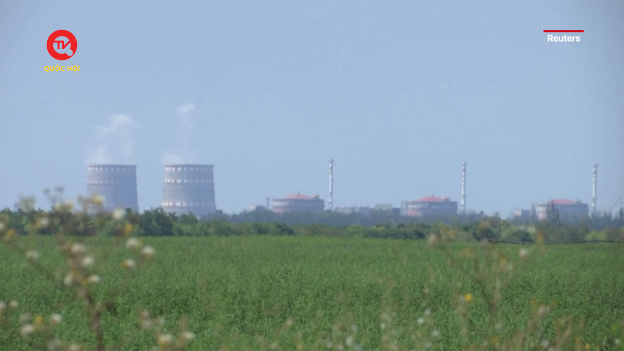 Nhà máy điện hạt nhân Zaporizhzhia mất kết nối với đường điện chính