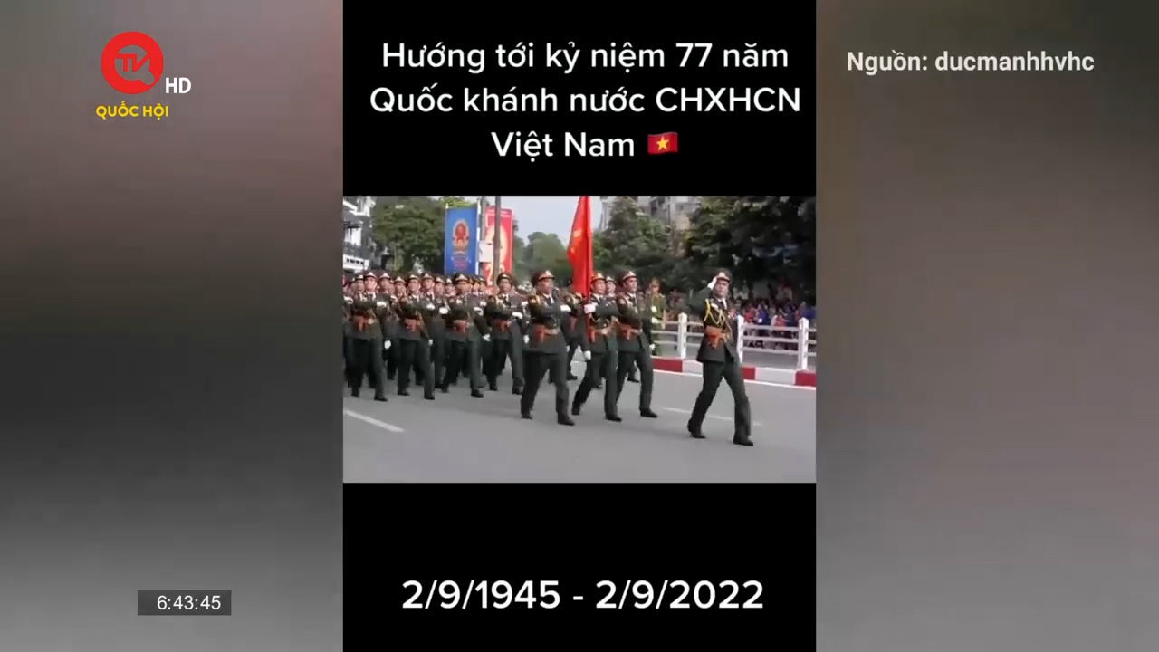 Trên mạng có gì: Xúc động hình ảnh lễ duyệt binh kỷ niệm 70 năm Quốc khánh