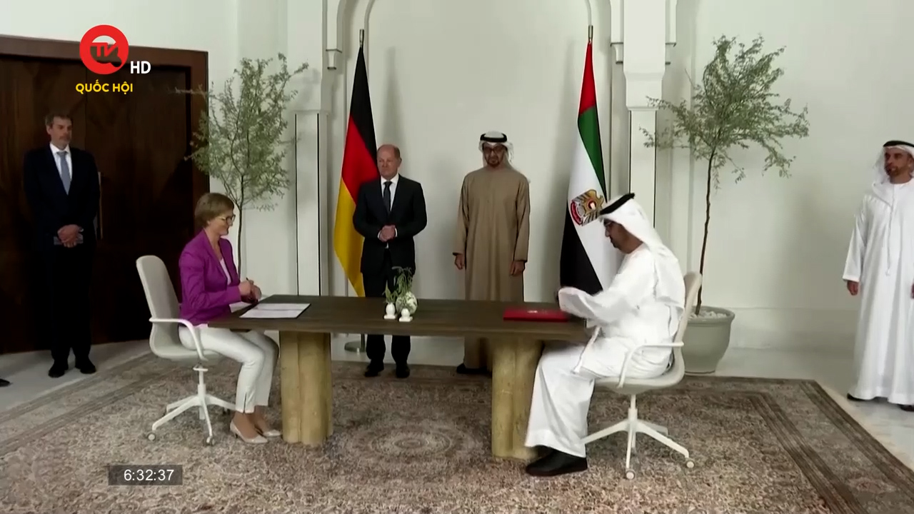 Đức ký hợp đồng năng lượng với UAE