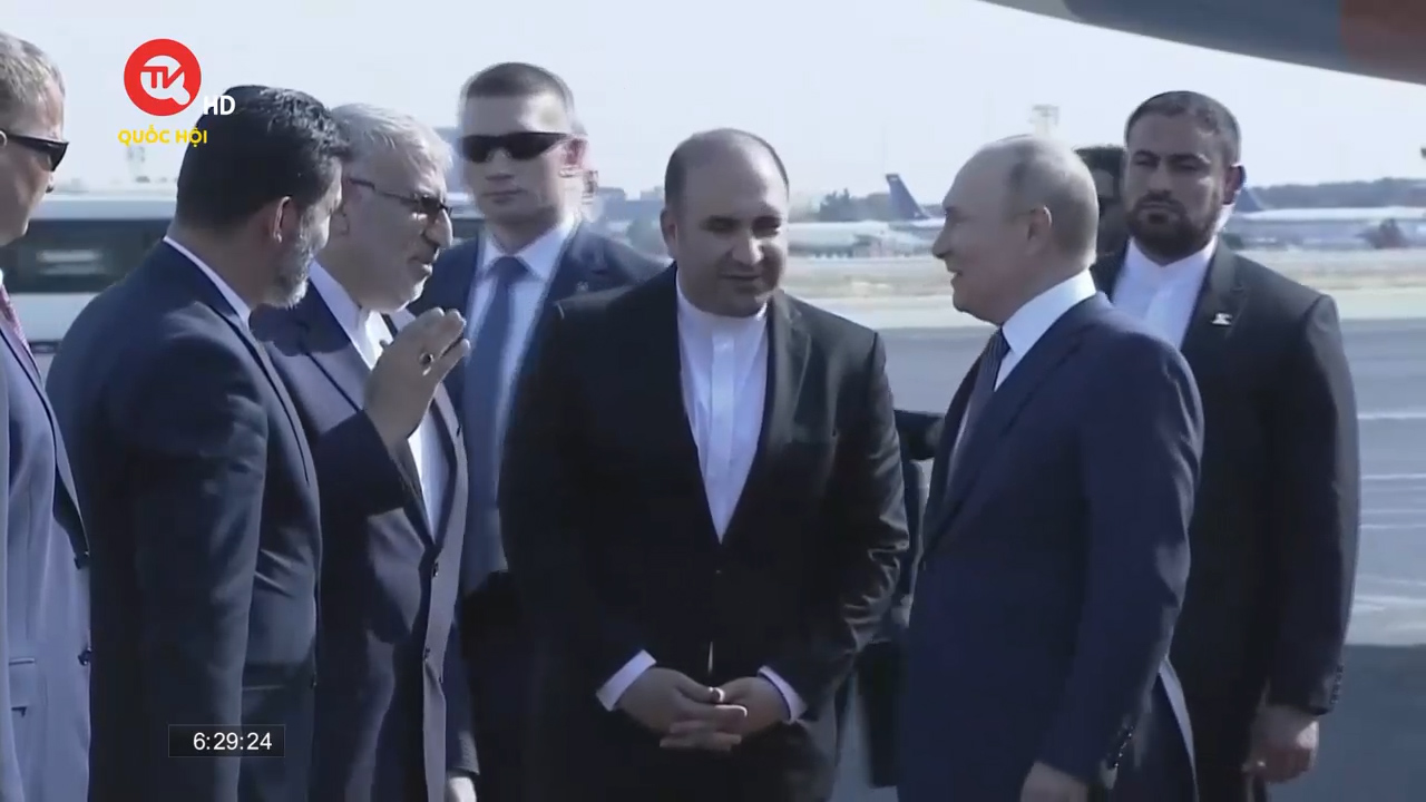 Tổng thống Nga tới Iran để thảo luận tình hình Syria