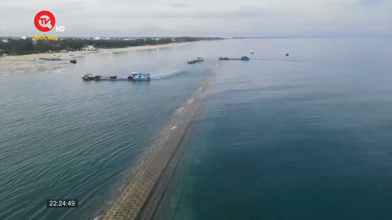 Quảng Nam: Dự án 300 tỷ để chống xói lở bờ biển Cửa Đại phát huy hiệu quả