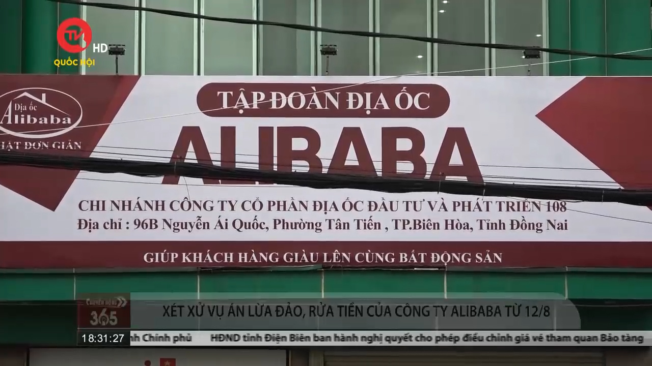 Xét xử vụ án lừa đảo, rửa tiền của Công ty Alibaba từ 12/8