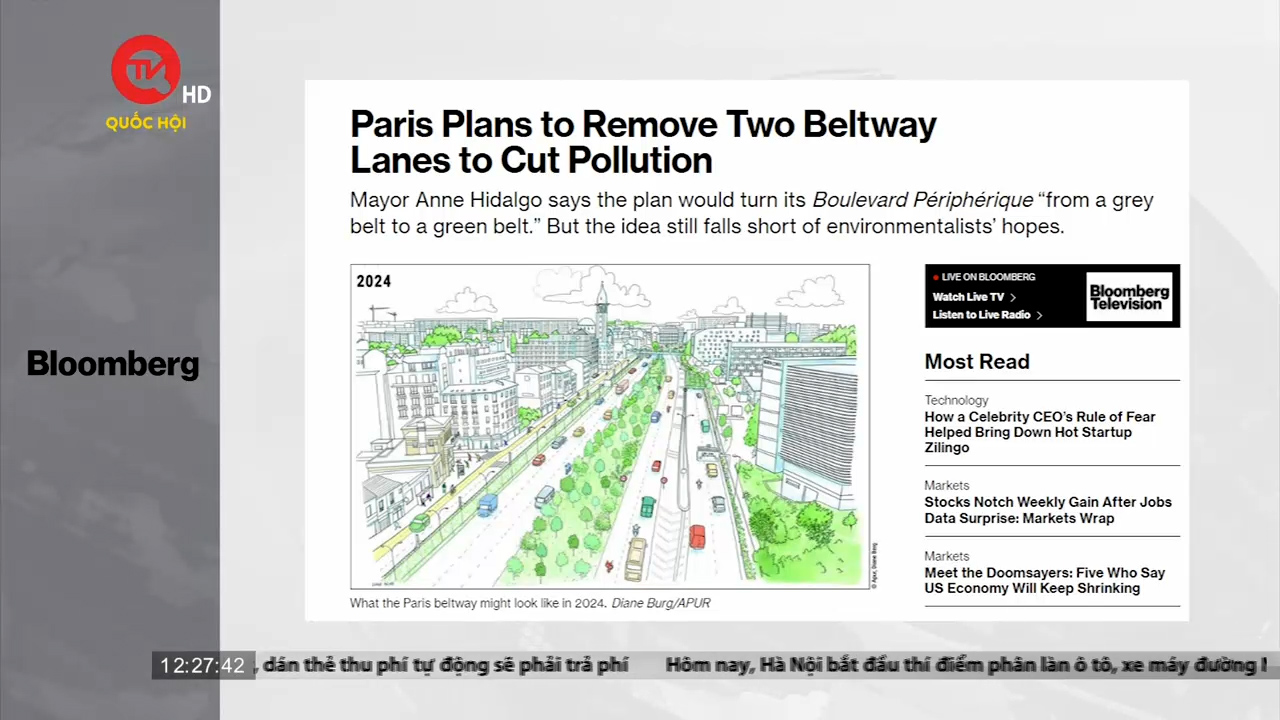 Kế hoạch phủ xanh thủ đô Paris