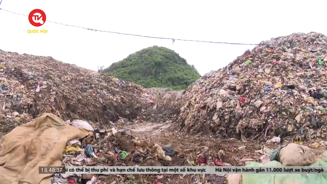 Thanh Hóa: Hàng trăm hộ dân sống chung với ô nhiễm môi trường từ bãi rác Núi Voi