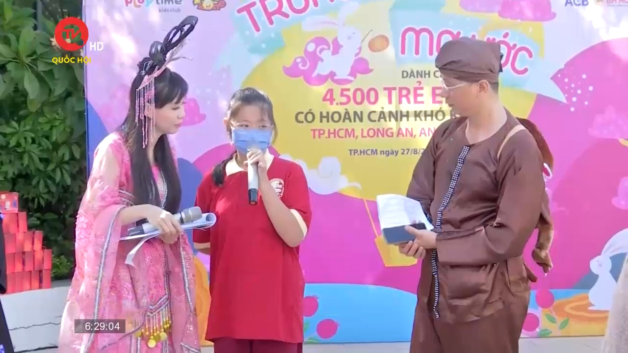 "Trung thu mơ ước" cho các em nhỏ thiệt thòi tại Thành phố Hồ Chí Minh