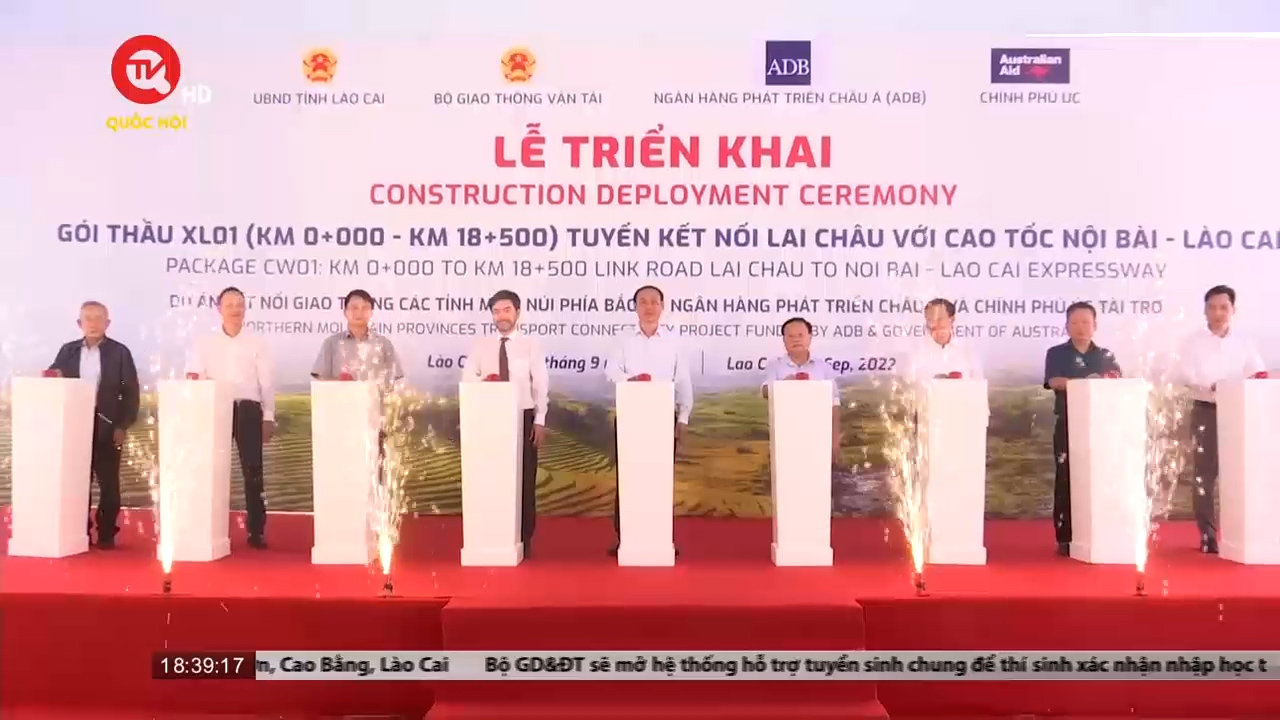 Chính thức triển khai tuyến đường kết nối Lai Châu với Cao tốc Nội Bài - Lào Cai